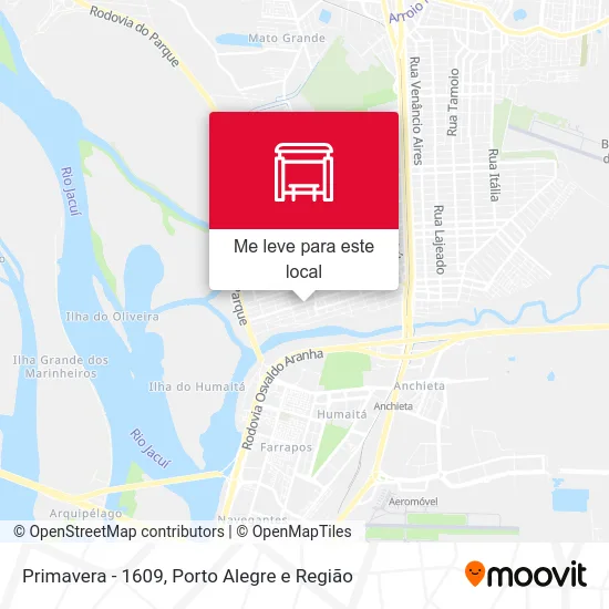 Primavera - 1609 mapa