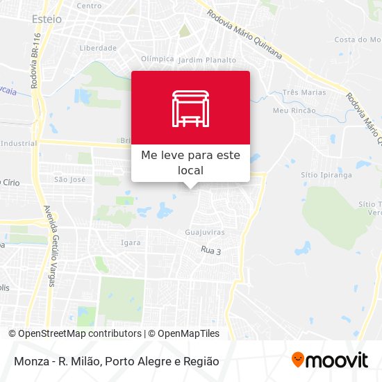 Monza - R. Milão mapa