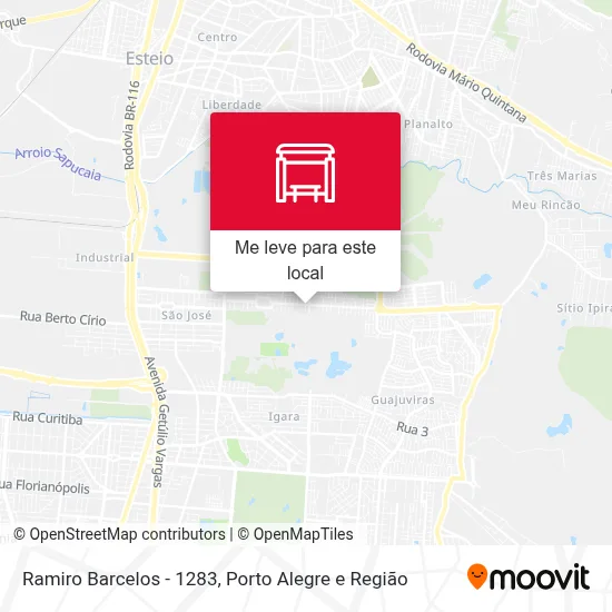 Ramiro Barcelos - 1283 mapa