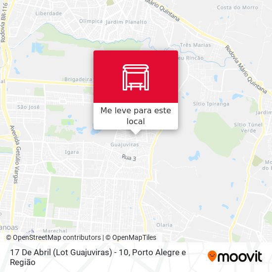 17 De Abril (Lot Guajuviras) - 10 mapa