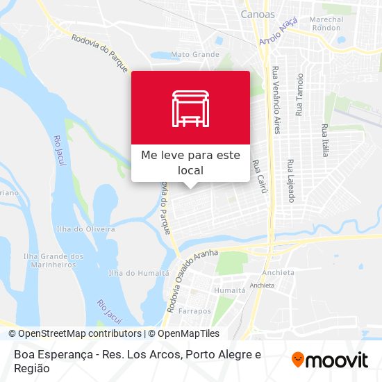 Boa Esperança - Res. Los Arcos mapa