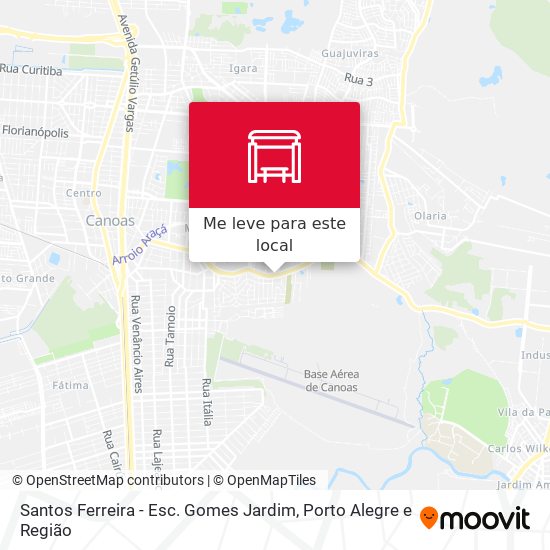 Santos Ferreira - Esc. Gomes Jardim mapa