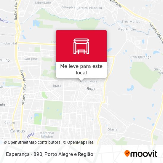 Esperança - 890 mapa