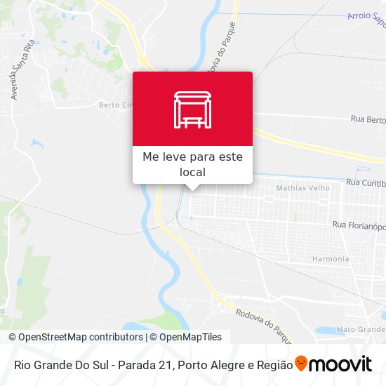 Rio Grande Do Sul - Parada 21 mapa