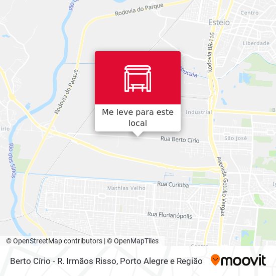 Berto Círio - R. Irmãos Risso mapa