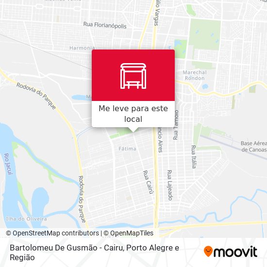 Bartolomeu De Gusmão - Cairu mapa