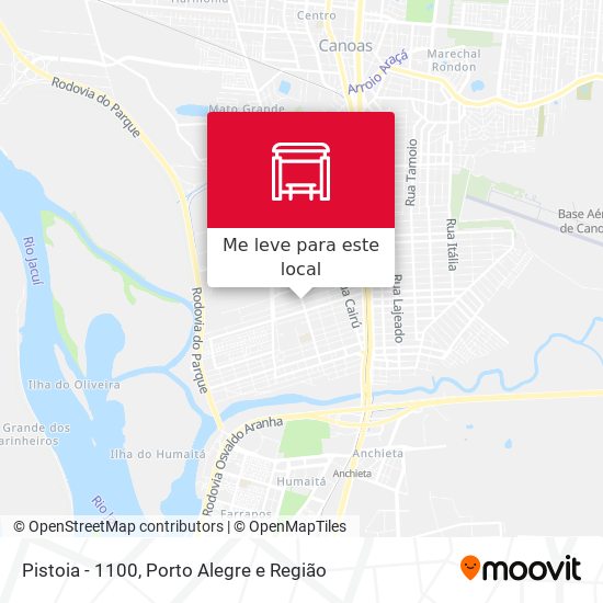 Pistoia - 1100 mapa
