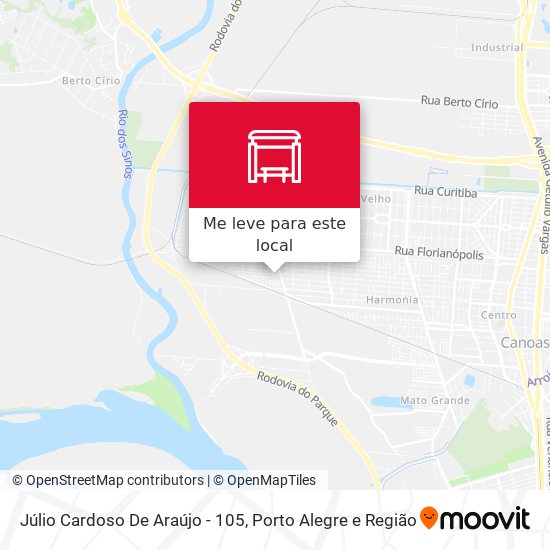 Júlio Cardoso De Araújo - 105 mapa