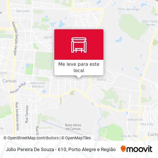 Júlio Pereira De Souza - 610 mapa