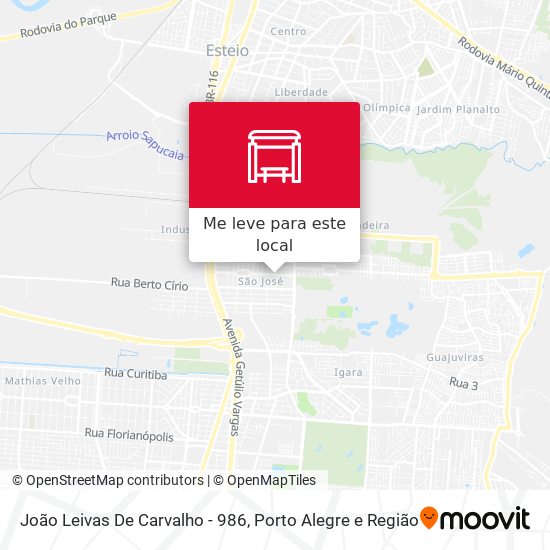 João Leivas De Carvalho - 986 mapa