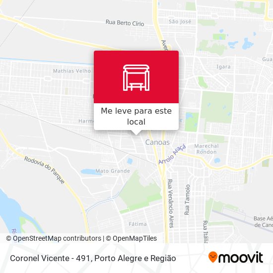 Coronel Vicente - 491 mapa