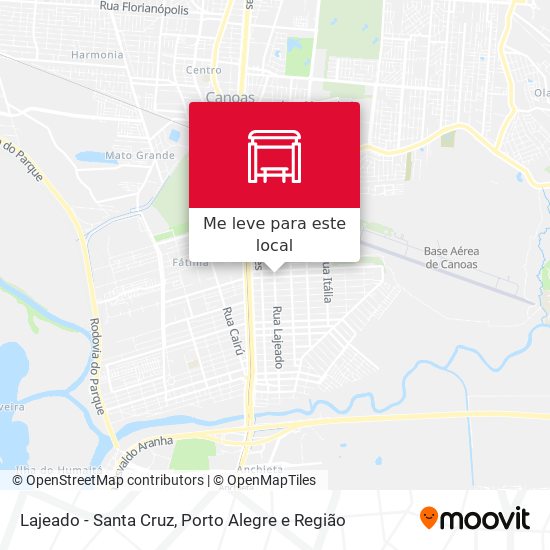 Lajeado - Santa Cruz mapa
