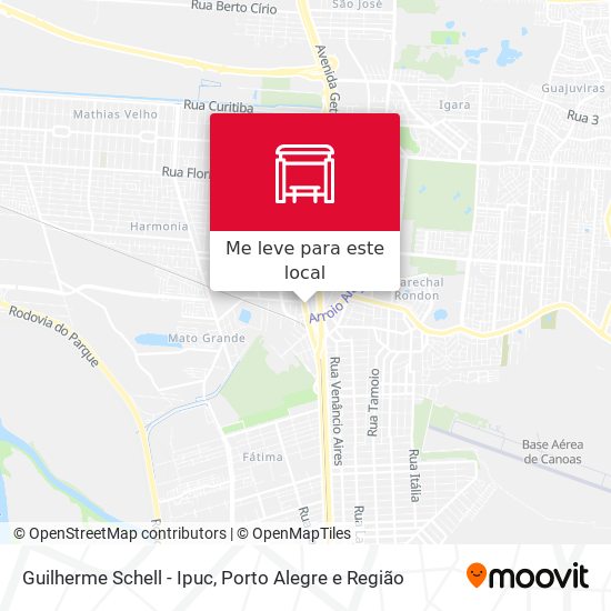 Guilherme Schell - Ipuc mapa