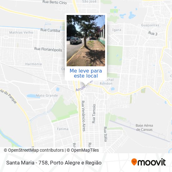 Santa Maria - 758 mapa
