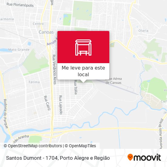 Santos Dumont - 1704 mapa