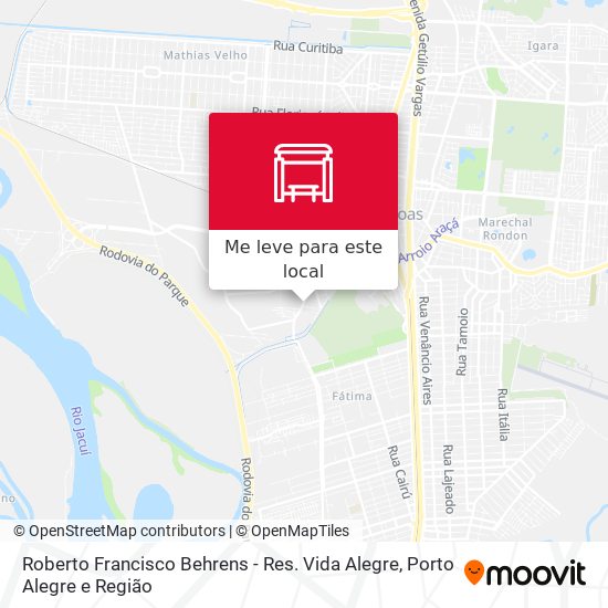 Roberto Francisco Behrens - Res. Vida Alegre mapa