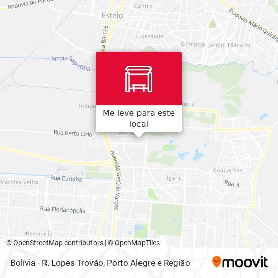 Bolívia - R. Lopes Trovão mapa