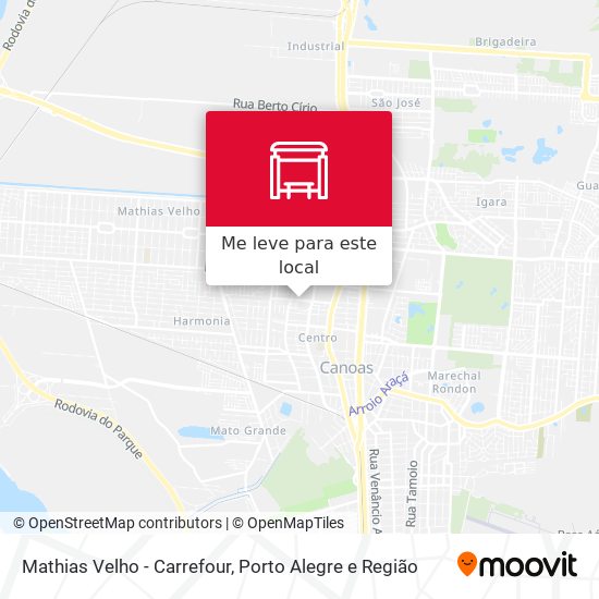 Mathias Velho - Carrefour mapa