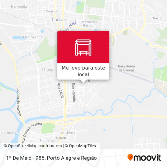 1º De Maio - 985 mapa