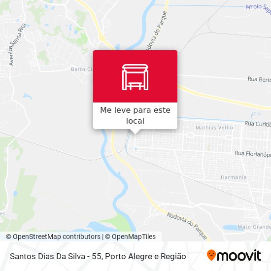 Santos Dias Da Silva - 55 mapa