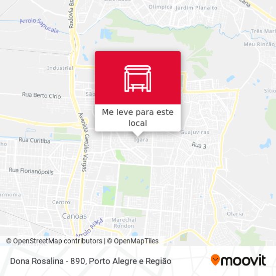 Dona Rosalina - 890 mapa