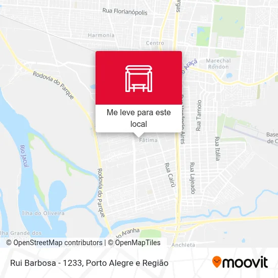 Rui Barbosa - 1233 mapa
