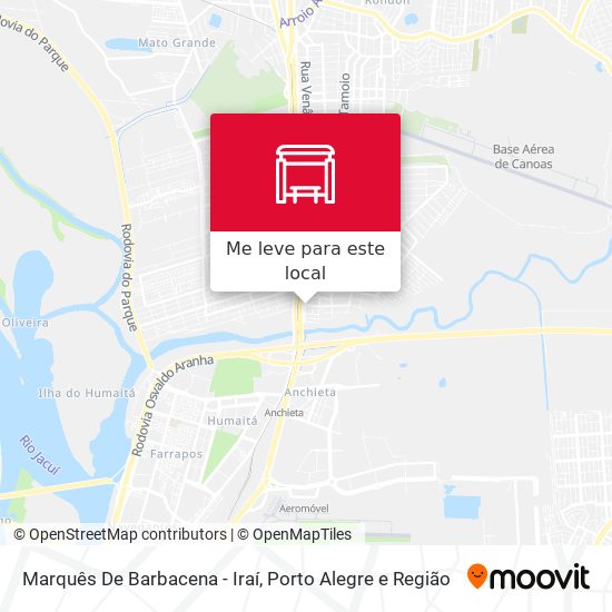 Marquês De Barbacena - Iraí mapa