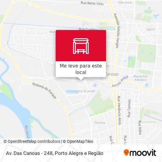 Av. Das Canoas - 248 mapa