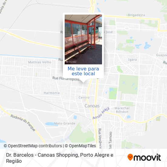 Dr. Barcelos - Canoas Shopping mapa