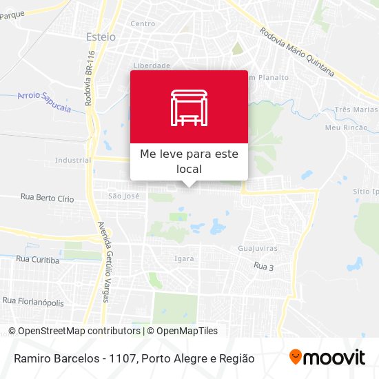 Ramiro Barcelos - 1107 mapa