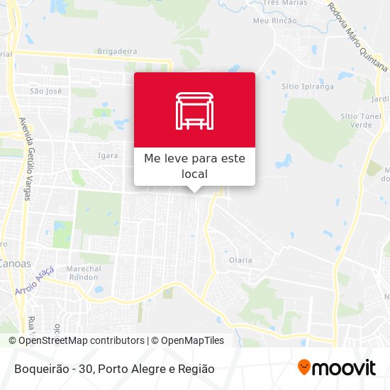Boqueirão - 30 mapa
