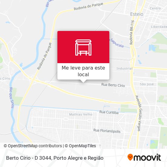Berto Círio - D 3044 mapa