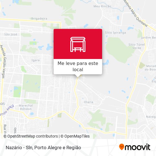 Nazário - Sln mapa