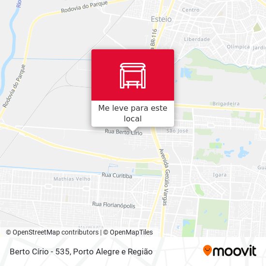 Berto Círio - 535 mapa