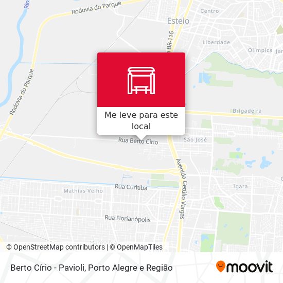 Berto Círio - Pavioli mapa