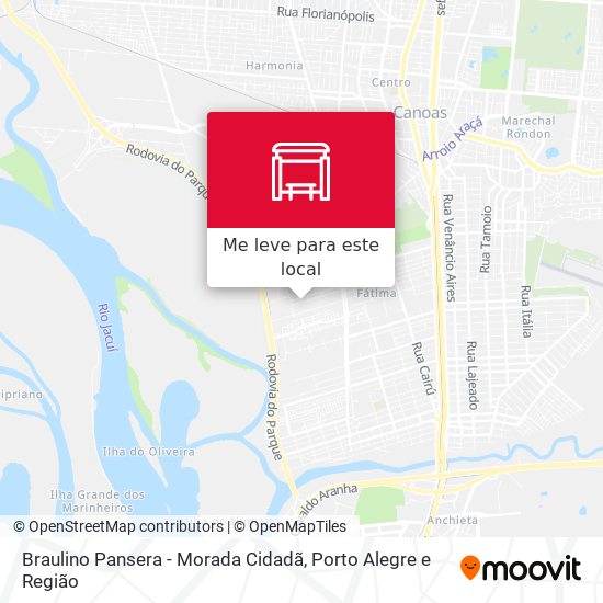 Braulino Pansera - Morada Cidadã mapa