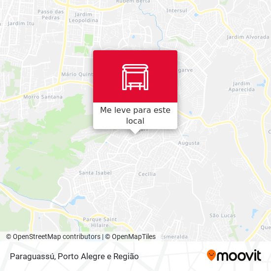 Paraguassú mapa