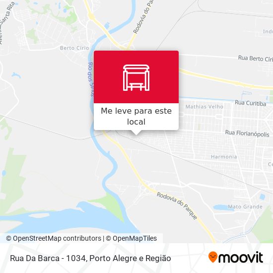Rua Da Barca - 1034 mapa