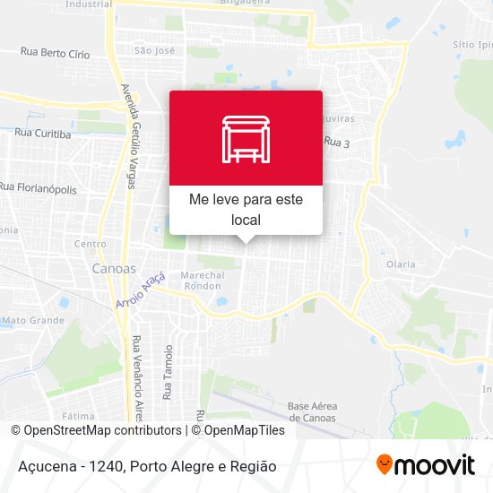 Açucena - 1240 mapa