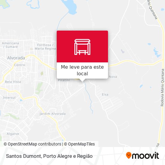 Santos Dumont mapa
