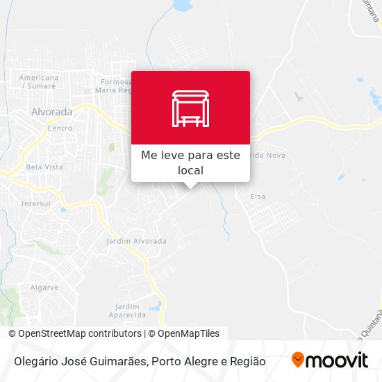 Olegário José Guimarães mapa