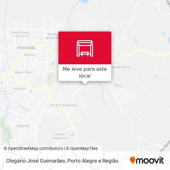 Olegário José Guimarães mapa