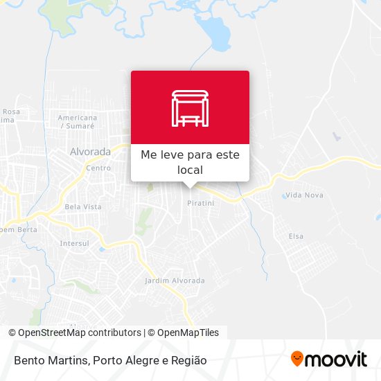 Bento Martins mapa