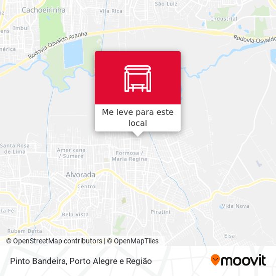 Pinto Bandeira mapa