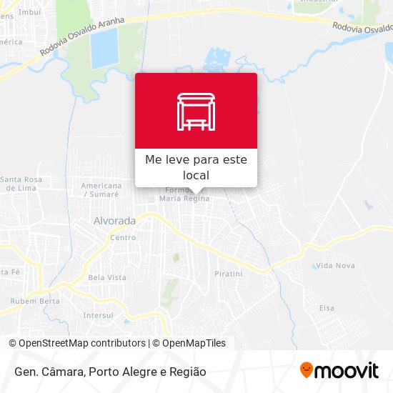 Gen. Câmara mapa