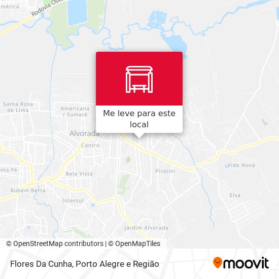 Flores Da Cunha mapa