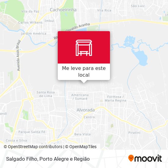 Salgado Filho mapa