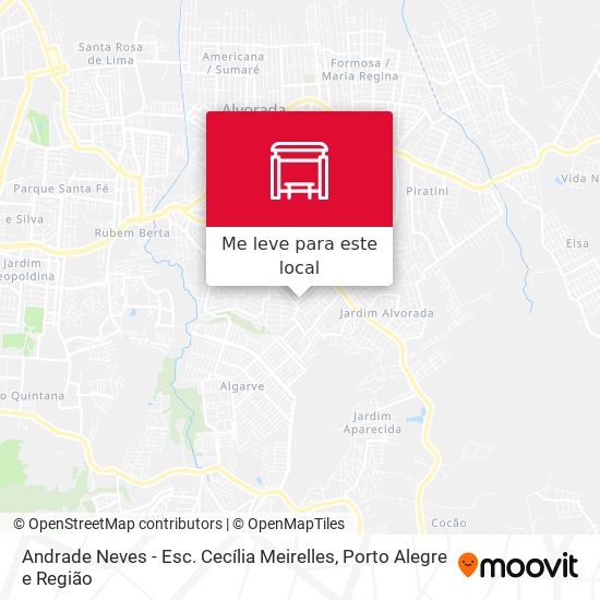 Andrade Neves - Esc. Cecília Meirelles mapa