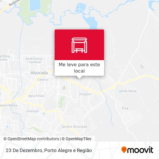 23 De Dezembro mapa