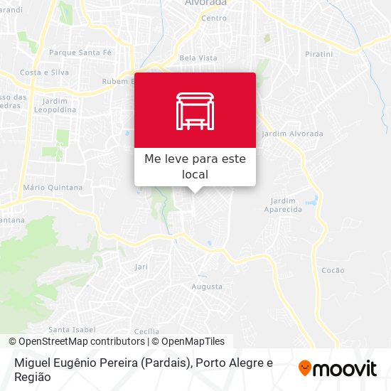 Miguel Eugênio Pereira (Pardais) mapa